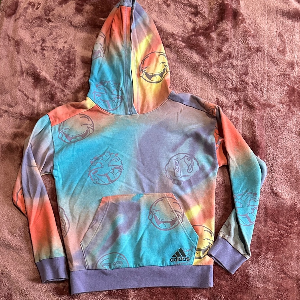 adidas Kids Multicolor Tie-Dye Hoodie